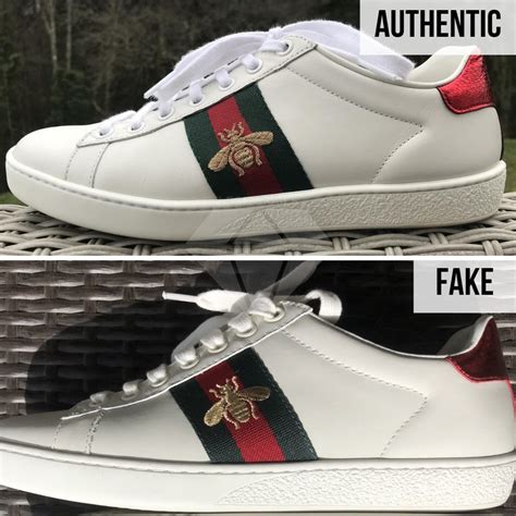 tenis gucci originales vs fake|gucci ace shoes fake.